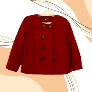 J Crew Womans Pea Coat size 2